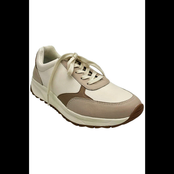 Naturalizer Women's Shay Wedge Fashion Sneakers Beige Multi - Medium - Picture 1 of 3